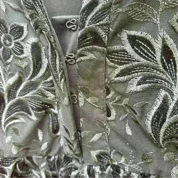 Chico’s burnout velvet lace midi dress - Picture 9 of 12